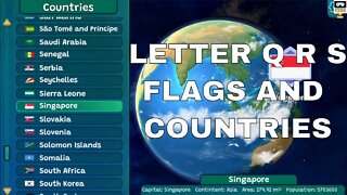 Letter Q R S - Flags & Countries