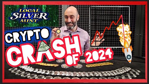 CRYPTO CRASH OF 2024! BUY SILVER! #silver #silverstacking #crypto #cryptocurrency