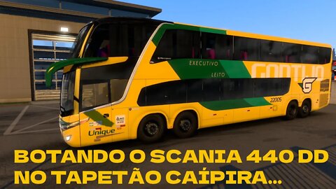 BOTANDO O SCANIA 1800 DD NO TAPETÃO CAIPIRA - ETS2 - MAPA EAA