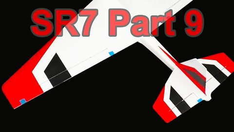 Bob Martin SR-7, Vintage RC Slope Glider Build Part 9 , assembling the tail and paint work.