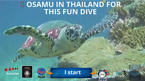 🤿 Osamu in Thailand for this fun dive