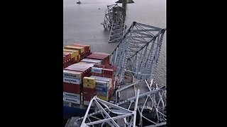 Drone Footage Shows the Scale of the Damage Caused by the Baltimore Bridge Collapse