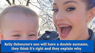 Kelly Osbourne's son will have a double surname, they think it's right and they explain why