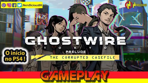 🎮 GAMEPLAY! Jogamos a Visual Novel GHOSTWIRE: TOKYO - PRÓLOGO no PS4! Confira este game gratuito!