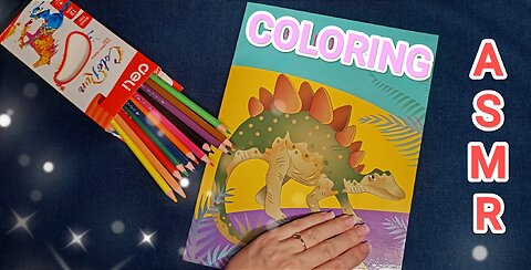 ASMR ✨ COLORING BOOK 📖🖌💤 COLORING (NO TALKING)