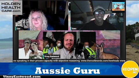 Vinny Eastwood on the Aussie Guru show