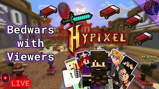 Hypixel Bedwars Live with Viewers