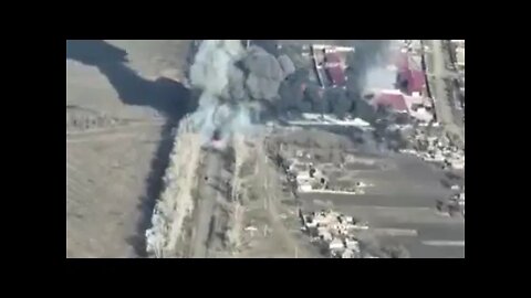 #Ukraine: Very dramatic footage showing a claimed Russian tank obliterated by a Stugna-P ATGM.