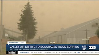 Valley Air District discourages wood burning