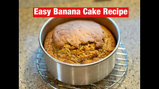 Easy Banana Cake Recipe