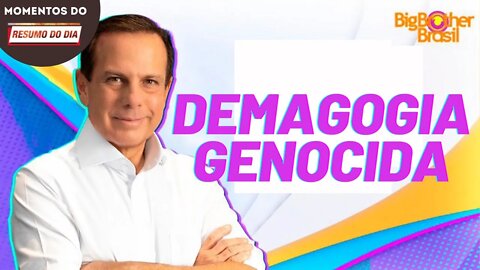 A campanha que coloca Doria como pai da vacina | Momentos do Resumo do Dia