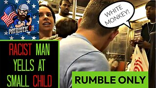 RACIST Man Throws SLURS At Couple WITH CHILD | Black Man Calls For Whites To Be EXTERMINATED