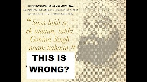 One Sikh is Equal to Sava Lakh !! Liar?