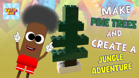 🌲How to Make a Simple LEGO Pine Tree: A Fun Guide for Kids! 🌲👌😍