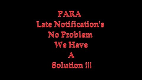 Solution To See Tips If Your Para Late With Notification's