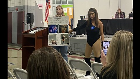 Outrage Mother Dresses as a Drag Queen During School Board Meeting to Protest