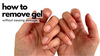 How to remove gel from your nails [without destroying them!]