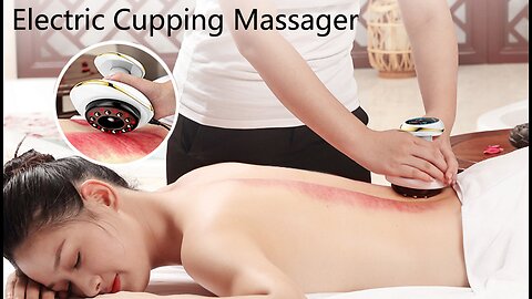 Electric cupping massager vacuum