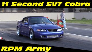 11 Second Ford Mustang SVT Cobra Wednesday Night Street Drags