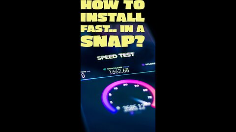 Snap Package Manager: Unlocking Linux Speed Feature #foss