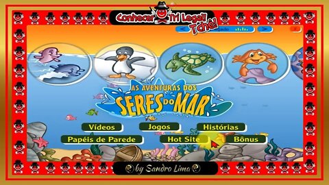 JOGOS EDUCACIONAIS || As Aventuras dos Seres do Mar | CD-ROM 2008 |PT-BR| 2022