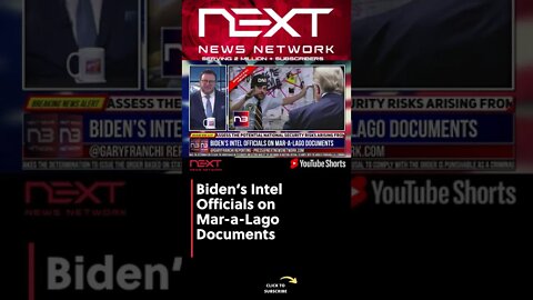 Biden’s Intel Officials on Mar-a-Lago Documents #shorts