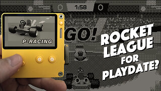 Rocket League on the Playdate? | P-Racing | gogamego