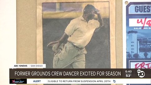 Iconic Grounds Crew Dancer reflects on days with the Padres