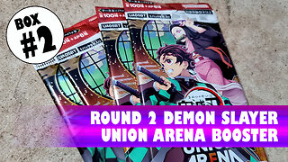 Booster Box #2 of Demon Slayer: Kimetsu no Yaiba Union Arena