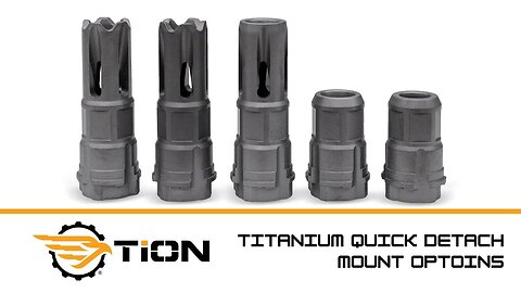 Quick Detach Mounts for Dragoon Titanium Suppressors