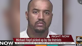 Michael Floyd get picked up by New England patriots