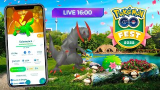 🚶 IMPERDÍVEL! GO FEST 2022 COM INGRESSO! VEM AXEW SHINY! Live na RUA! Pokémon GO