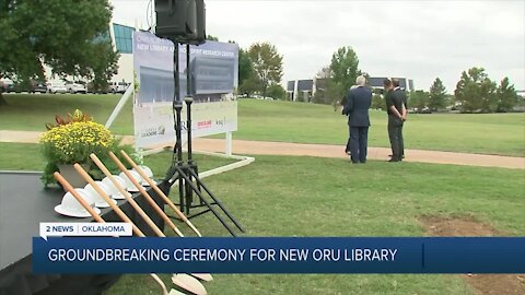 Groundbreaking ceremony for new ORU library