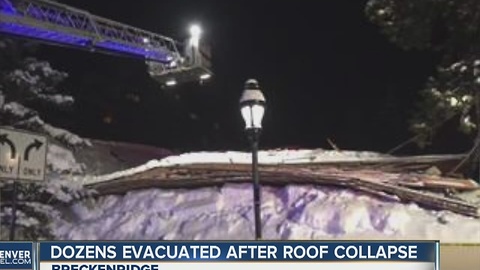 No injuries after roof collapse in Breckenridge