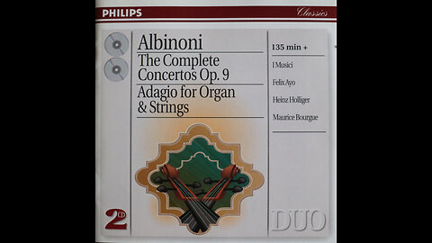Tomaso Albinoni - Complete Concertos Opus 9 - I Musici (1960-1967) [Complete CD]
