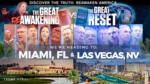 ReAwaken America Tour Updates | 802 Tickets Remain for ReAwaken America Tour TRUMP Doral Miami, FL (May 12th & 13th) + Tickets Now On Sales for Las Vegas (Aug. 25th & 26th) | Featuring Kash Patel, General Flynn, Eric Trump, Dr. Tenpenny & Team