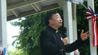 Fr. Thien Nguyen at the Stand up for Religious Freedom Rally Leominster ma.AVI