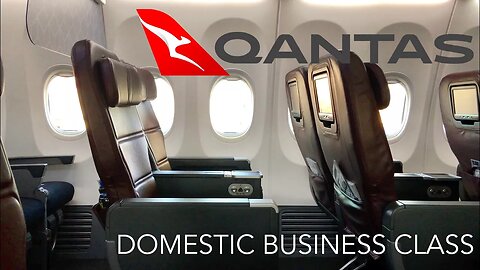 Qantas Business Class Review - QF674 Adelaide to Melbourne (B737-800)