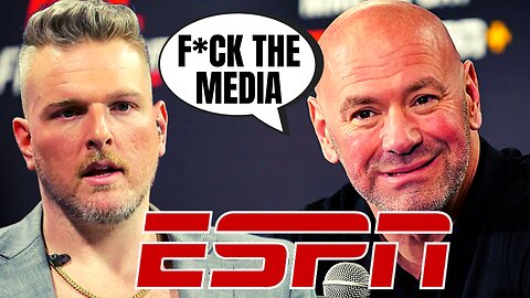 Dana White SLAMS Woke Media On Pat McAfee Show, ESPN Gets DESTROYED For Cutting To Commercial!