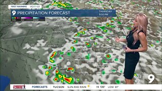 Unseasonably hot with daily storm chances