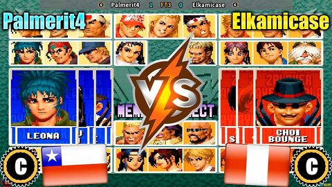 The King of Fighters '96 (Palmerit4 Vs. Elkamicase) [Chile Vs. Peru]