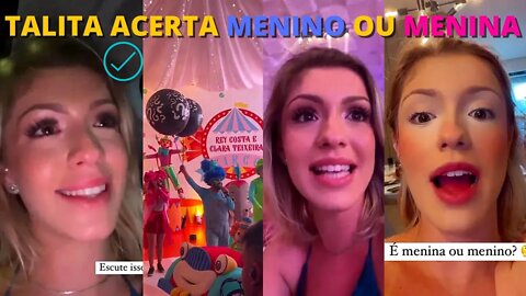 TALITA ACERTA SE MENINO OU MENINA NO CHÁ REVELAÇÃO