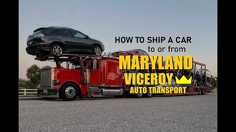 How to Ship a car to or from Maryland