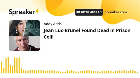 Jean Luc-Brunel Found Dead in Prison Cell!