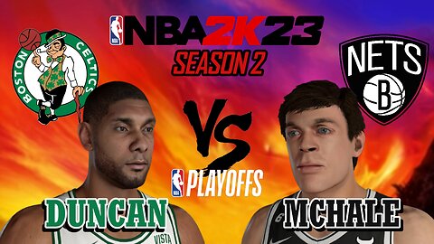 Tim Duncan vs Kevin McHale - Boston Celtics vs Brooklyn Nets - Season 2: East Playoffs