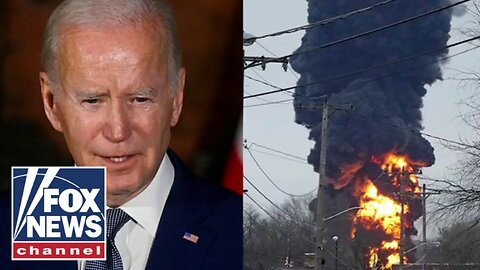 Biden touts handling of Ohio train derailment disaster