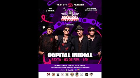 @capitalInicial live at #motorfest 2023 Bertioga , 7 thApril