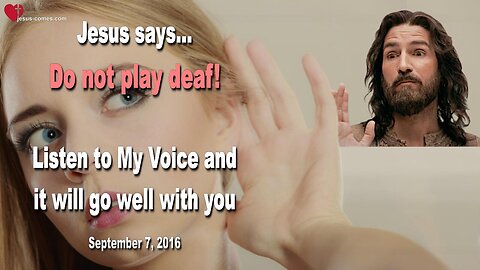 Sep 7, 2016 ❤️ Do not play deaf... Listen to My Voice and it will go well with you
