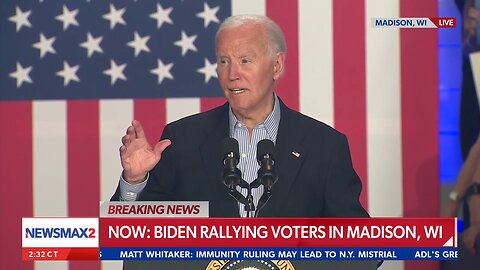 REPLAY: President Joe Biden campaign rally in Madison, Wisconsin | NEWSMAX2