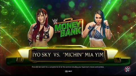 WWE 2k23 Iyo Sky vs Mia Yim